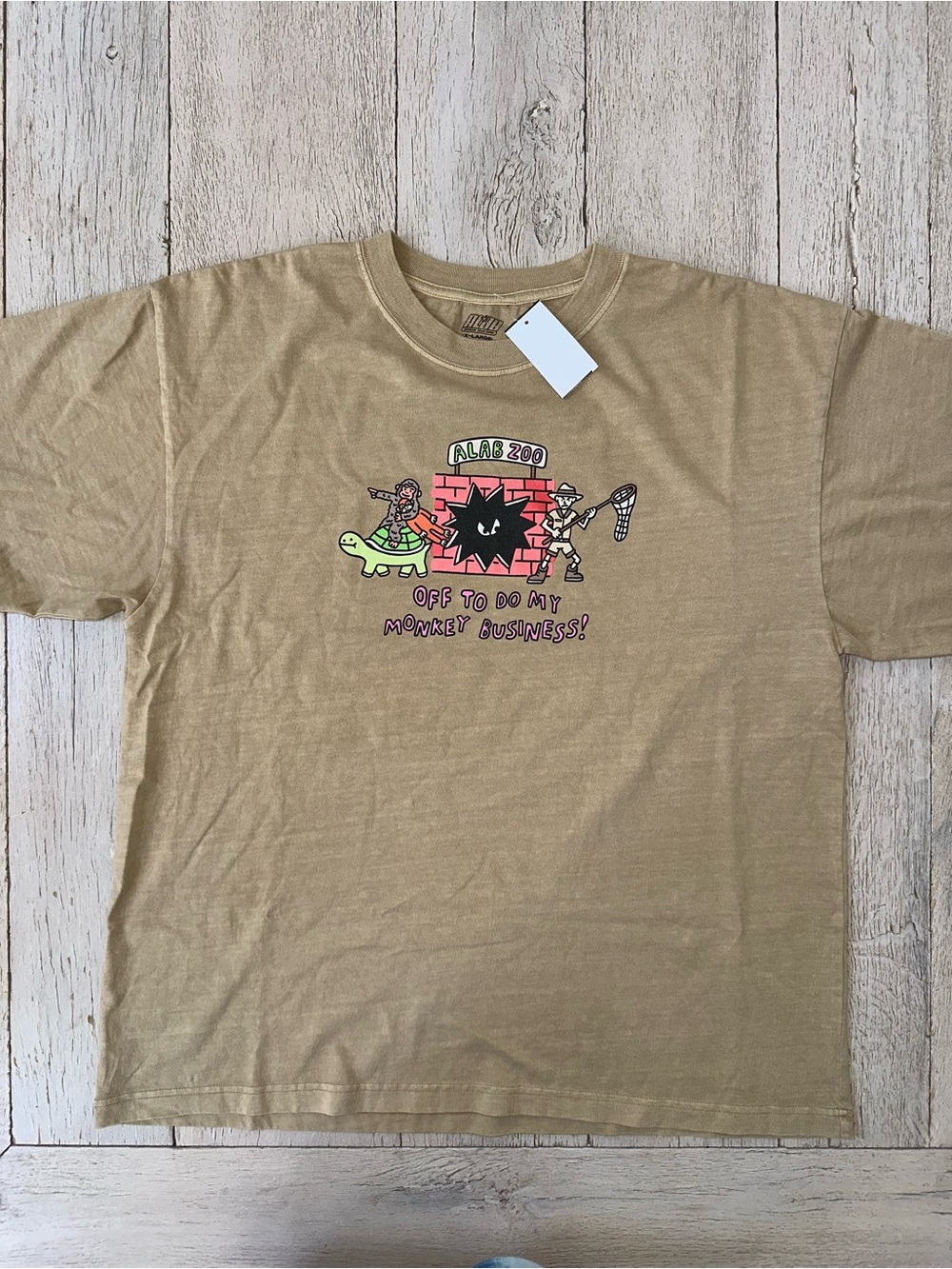 A-Lab "Monkey Business" Graphic T-Shirt